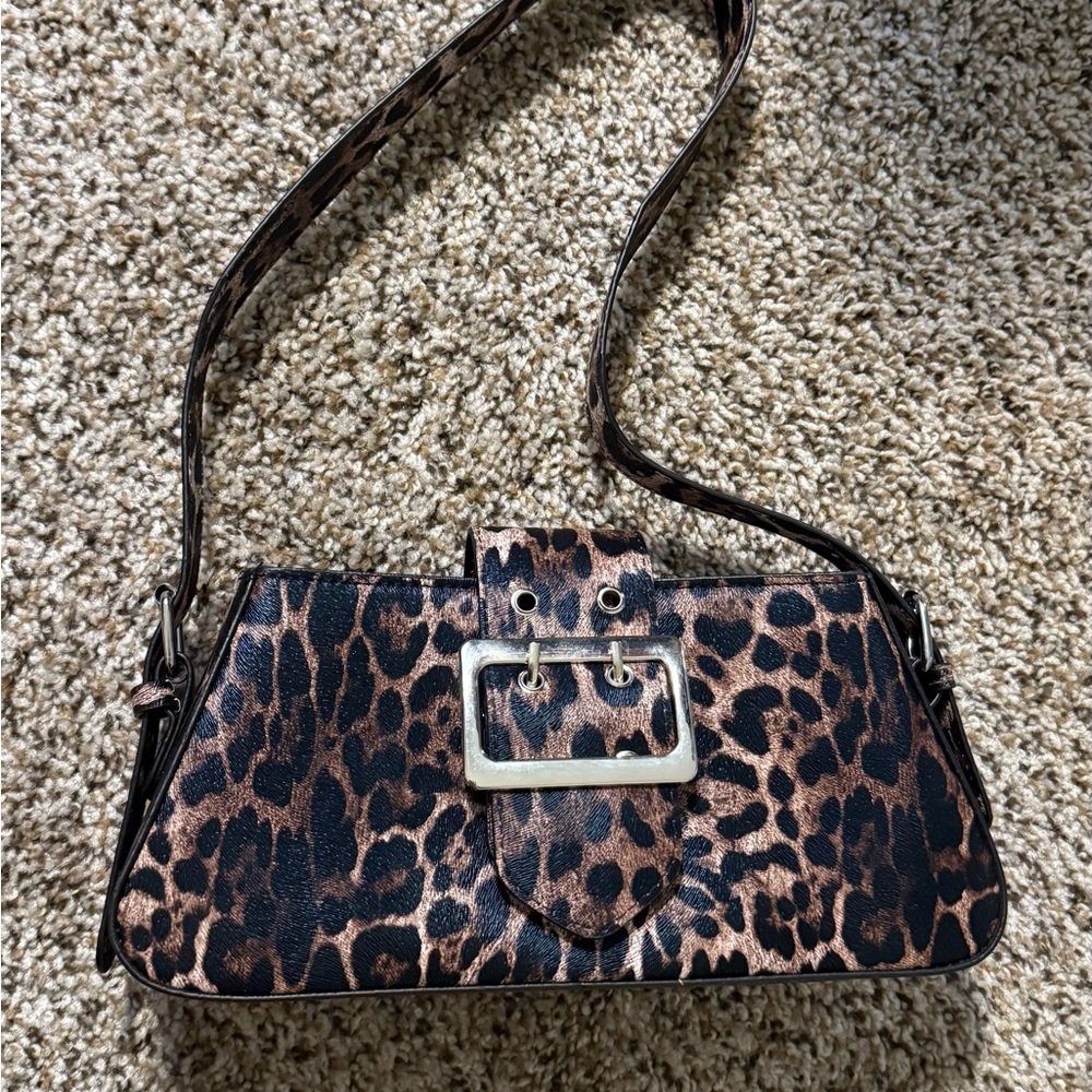 Leopard Print Shoulder Bag